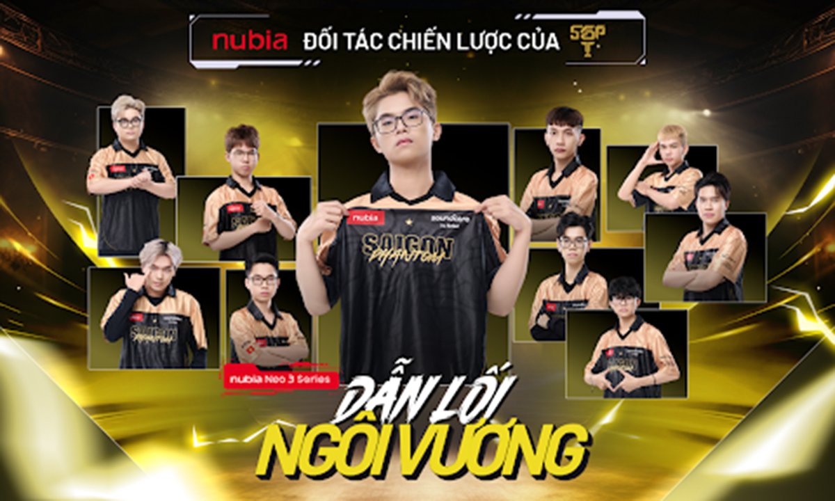 nubia chính thức hợp tác Saigon Phantom: Cùng NEO 3 GT 5G dẫn lối ngôi vương cho game thủ eSports